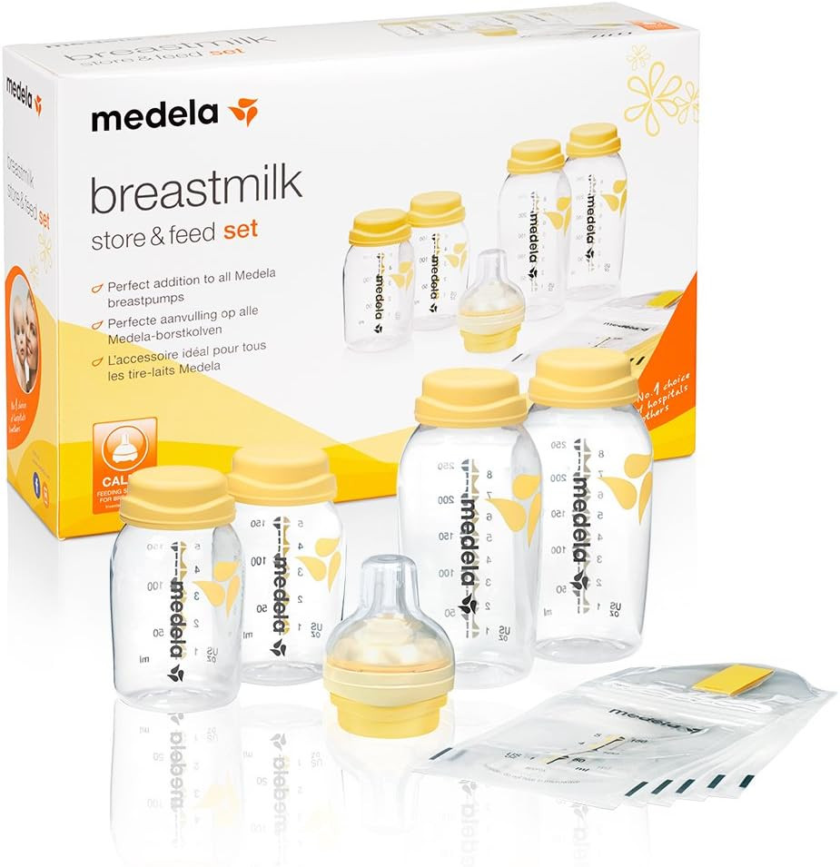 Medela breastmilk Store &amp; Feed Set for Breastfeeding
