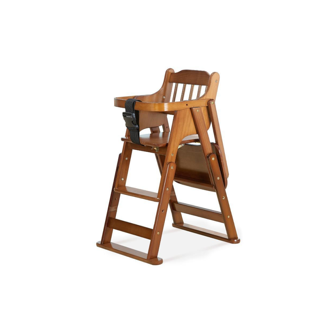 Adjustable Wooden High Chair