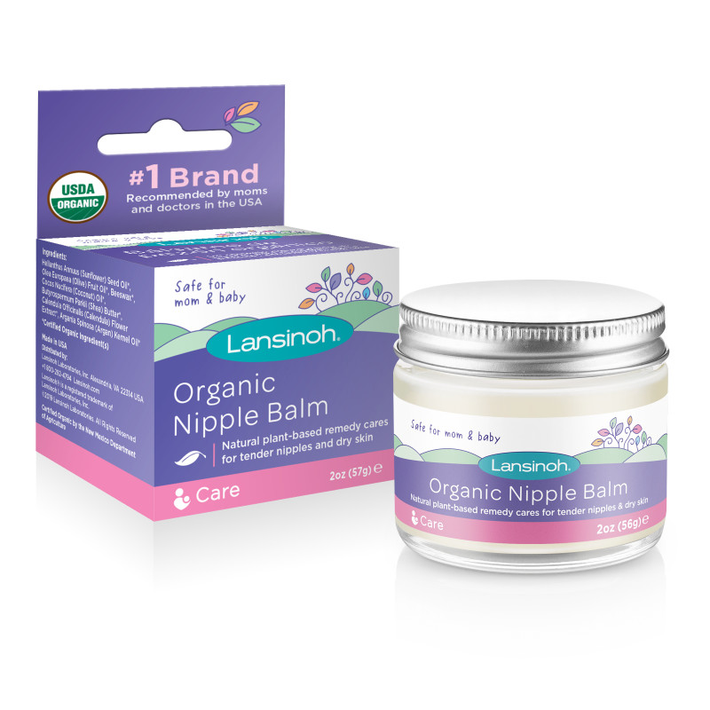 Lansinoh Organic Nipple Balm for Breastfeeding and Dry Skin