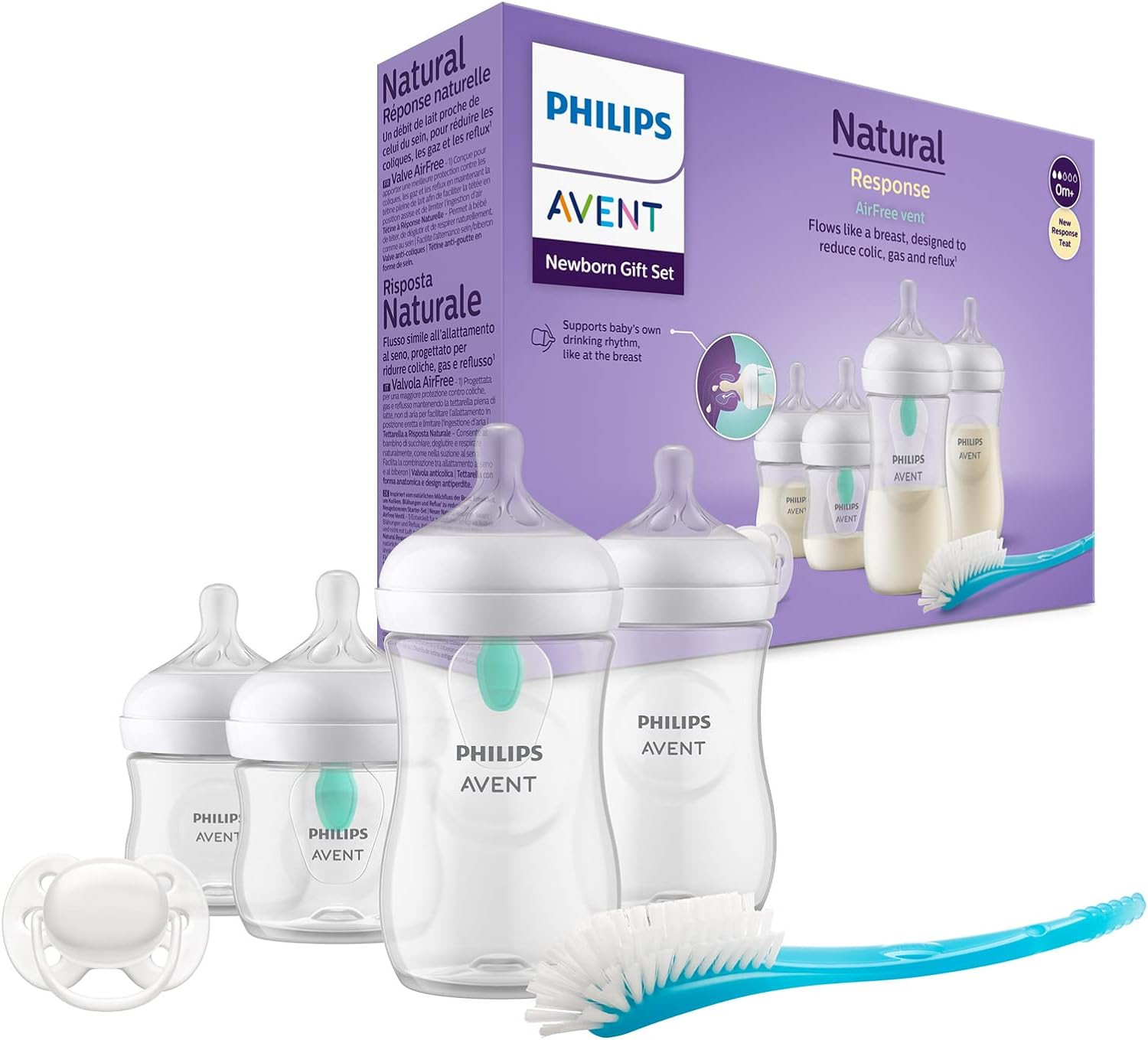 Philips Avent AirFree Vent Baby Bottle Newborn Gift Set