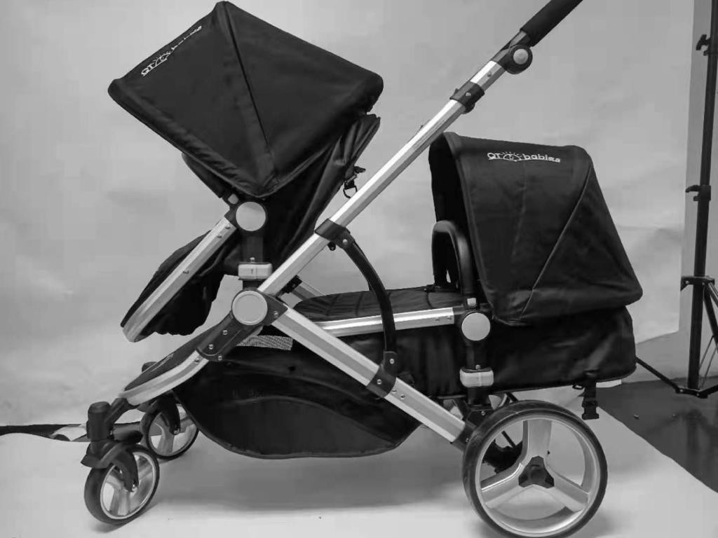 QTbabies Twin Double Stroller